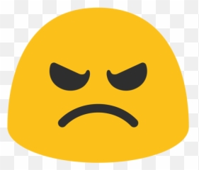 Angry Face Emoji - Angry Android Emojis,Mad Emoji