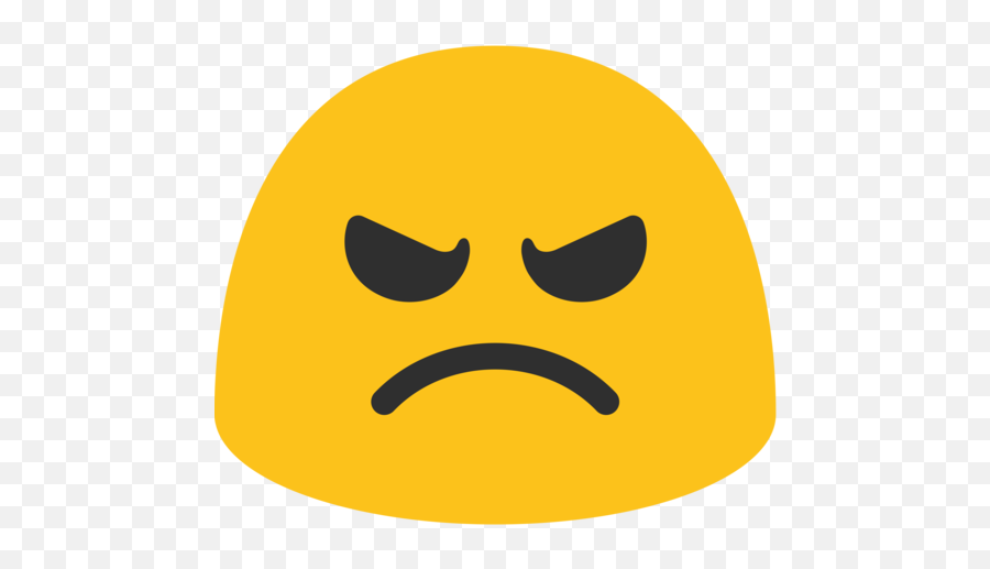 Angry Face Emoji - Angry Android Emojis,Mad Emoji