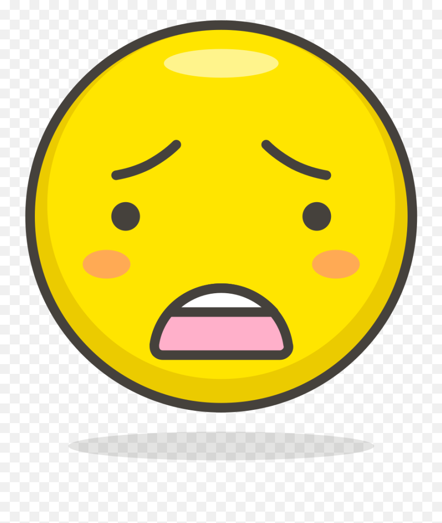 061 - Wow Cute Emoji Png,Weary Emoji