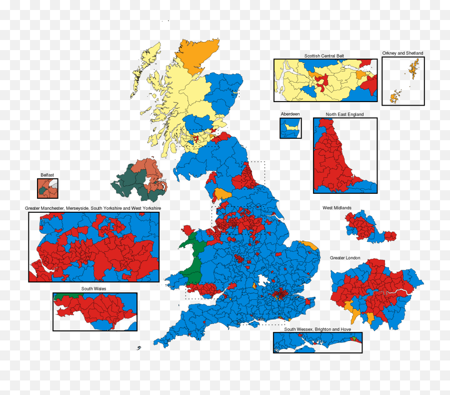 Eleições Gerais No Reino Unido Em 2017 - Uk Election Map 2017 Emoji,77 Emoticon Significado