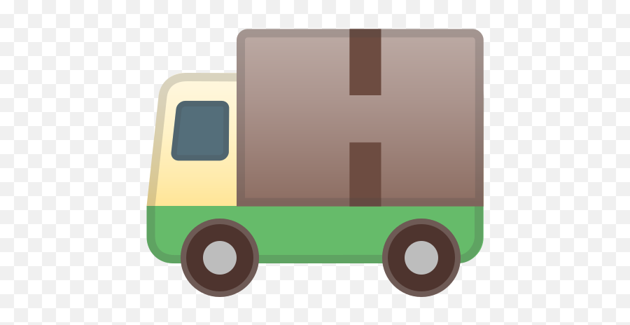 Delivery Truck Emoji - Delivery Box Emoji Png,Truck Emoji