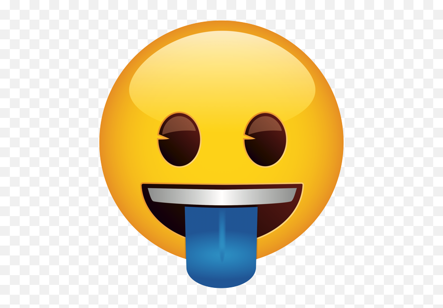 Face With Tongue Variant Blue - Blue Tongue Emoji,Toungue Emoji