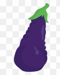 Purple Eggplant Emoji Png Picture - Veiny