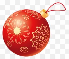 Christmas Red Ball Transparent Png - Emoji