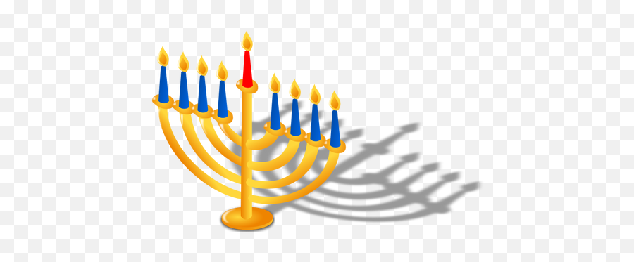 Vector Graphics Of Candles For Hanukkah - Transparent Hanukkah Clip Art Emoji,Holiday Emoji Copy And Paste