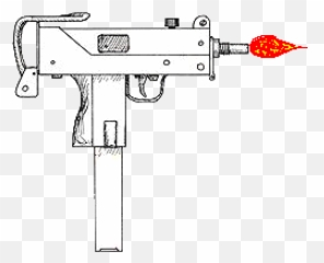 Emoticons - Mac 11 Gun Logo Emoji