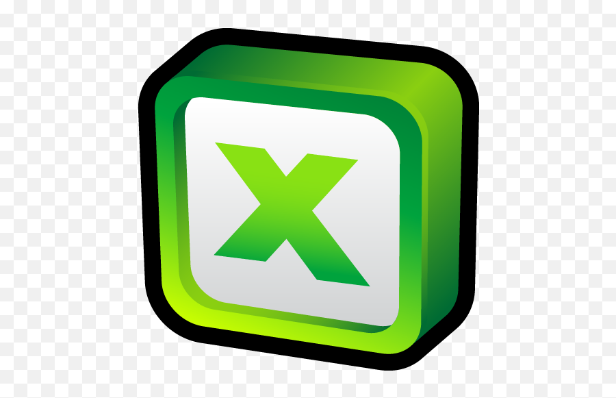 Microsoft Excel Icon - Excel Logo 3d Png Emoji,Excel Emoji