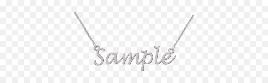 Name Necklace 1 Namezales - Chain Emoji,Chain Emoji