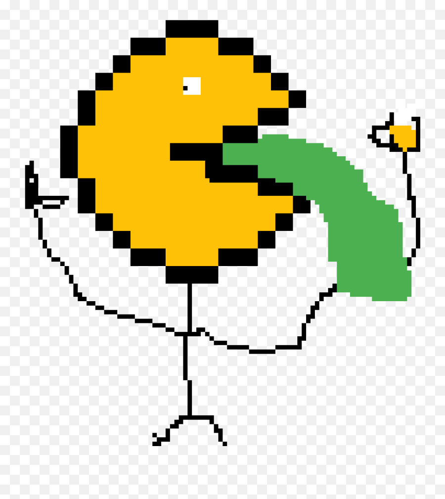 Pixilart - Transparent Pac Man Pixel Emoji,Drunk Emoticon