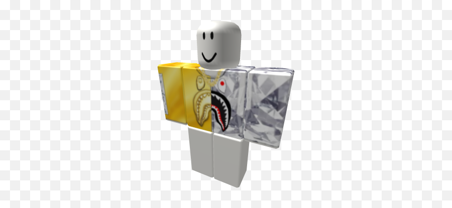 Diamond U0026 Gold Shark Hoodie - Roblox Emoji,Shark Emoticon