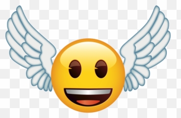 Emoji - Smiley,Angel Emoji Png