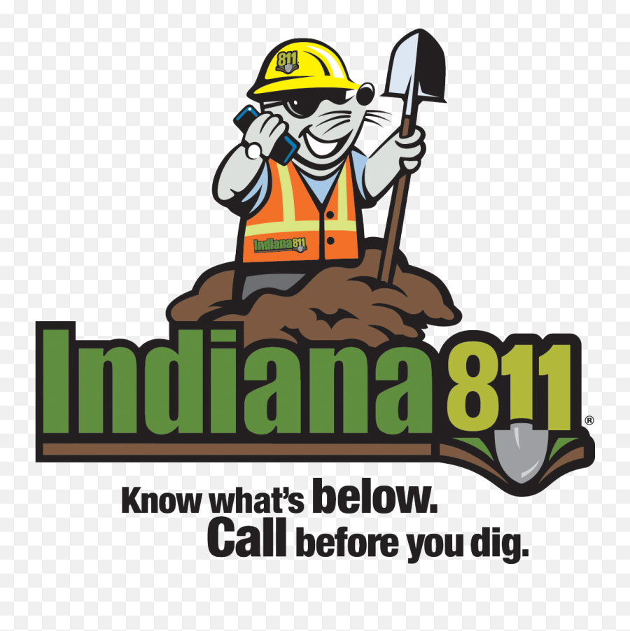 Contractor Clipart Construction Company Contractor - Indiana Call Before You Dig Emoji,Construction Worker Emoji
