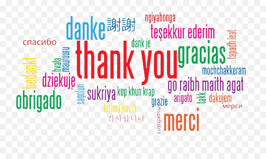 Free Thanks Download Free Clip Art Free Clip Art On - Thank You All Languages Png Emoji,Thank You Emoji Text