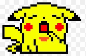 Pixilart - Sleepy Pikachu by Anonymous Pixel Art Emoji