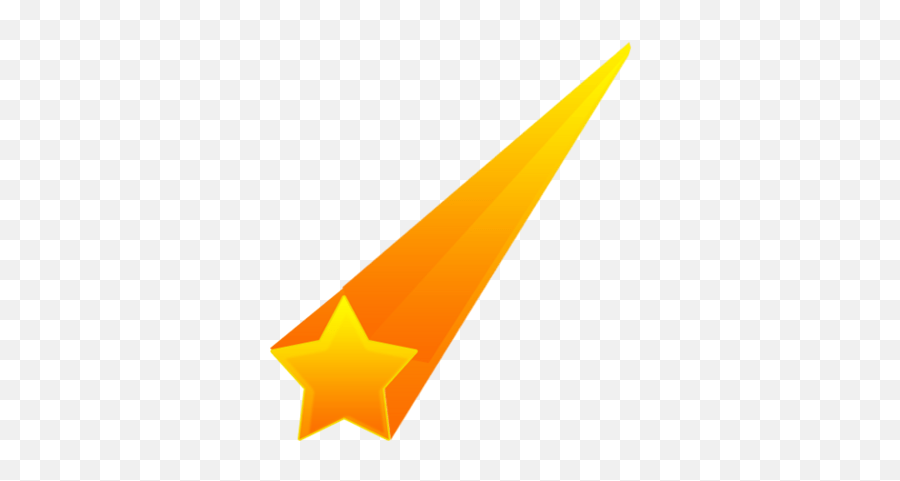 Orange Shooting Star - Shooting Star Cartoon Png Full Size Orange Shooting Stars Png Emoji,Shooting Star Emoji