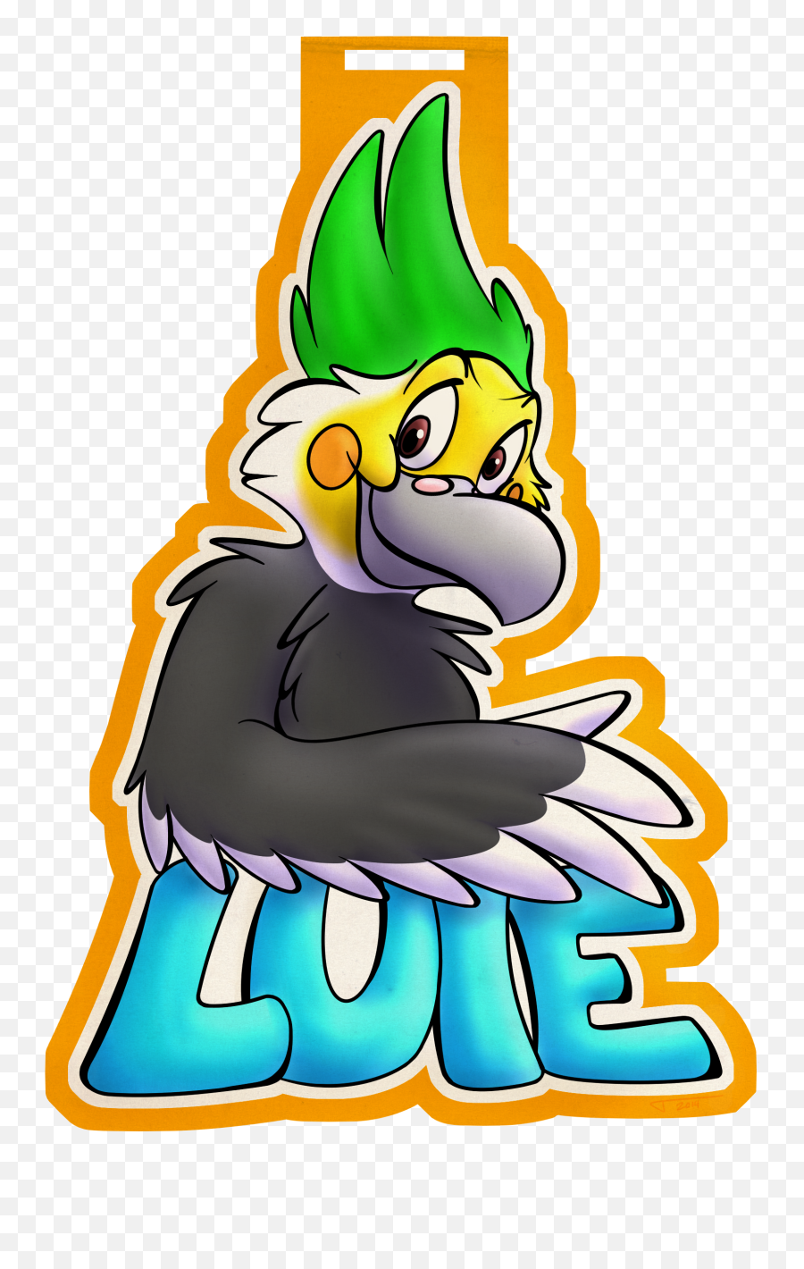 Luie Badge By Taiko By Luie - Fur Affinity Dot Net Fictional Character Emoji,Bicep Emoji