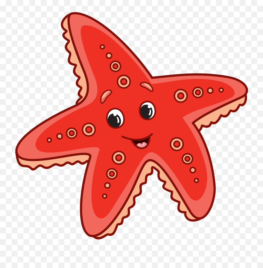 Starfish Clipart - Clip Art Of Starfish Emoji,Starfish Emoji