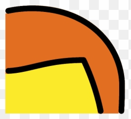 Red Hair Emoji Clipart - Horizontal