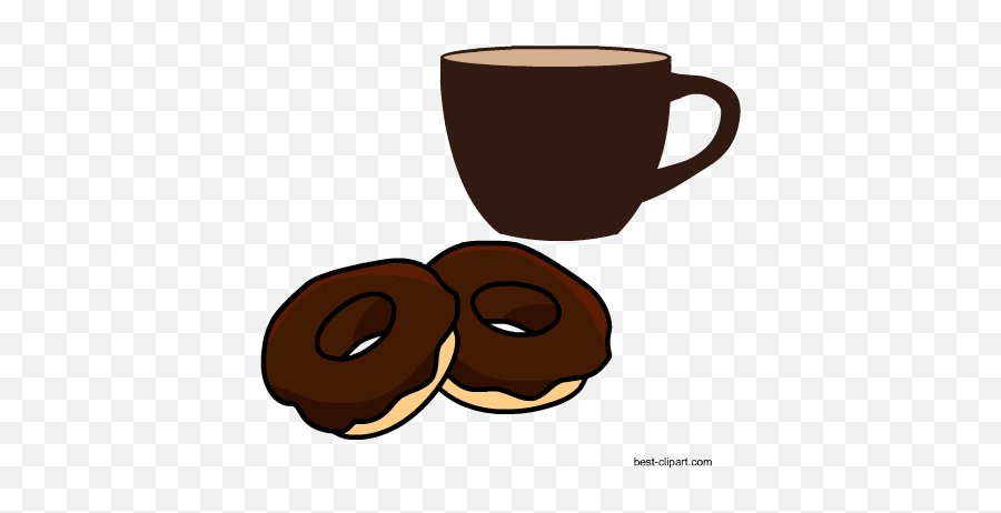 Free Coffee Mugs And Coffee Beans Clip Art Images - Transparent Coffee Donuts Clipart Emoji,Coffee Bean Emoji