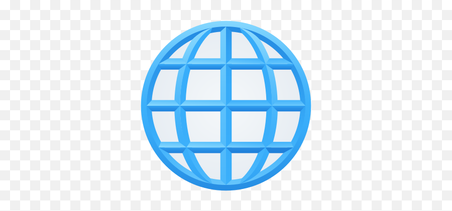 Globe With Meridians Icon - Internet Neutralidad De La Red Emoji,Fingers Crossed Emoji Android