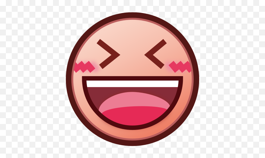 Phantom Open Emoji 1f606 - Emojidex,Smug Emoji Text