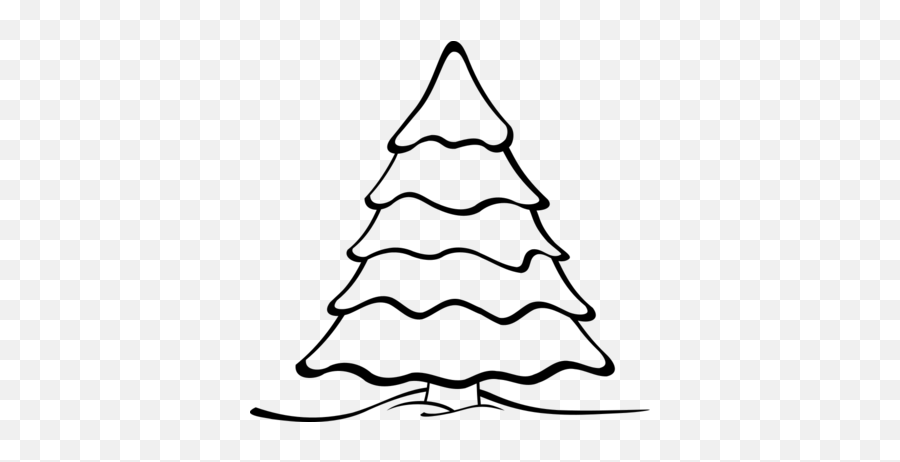 Pix For Vintage Christmas Tree Clip Art - Clipart Of Christmas Tree Black And White Emoji,Christmas Tree Emoticons
