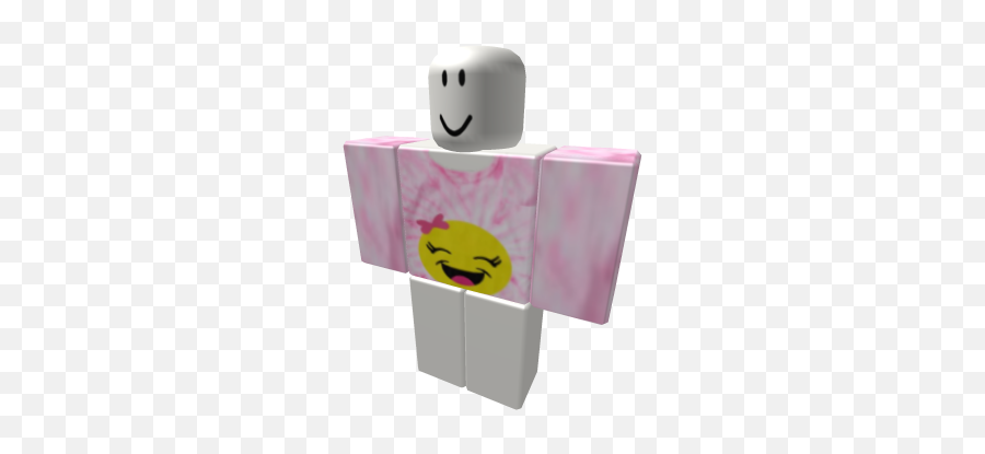 Pink Emoji Shirt - Ice Skating Outfits Roblox,Pinky Emoji