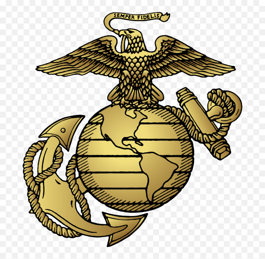 United States Marine Corps Eagle Globe - High Resolution Marines Logo Emoji,Usmc Emoji