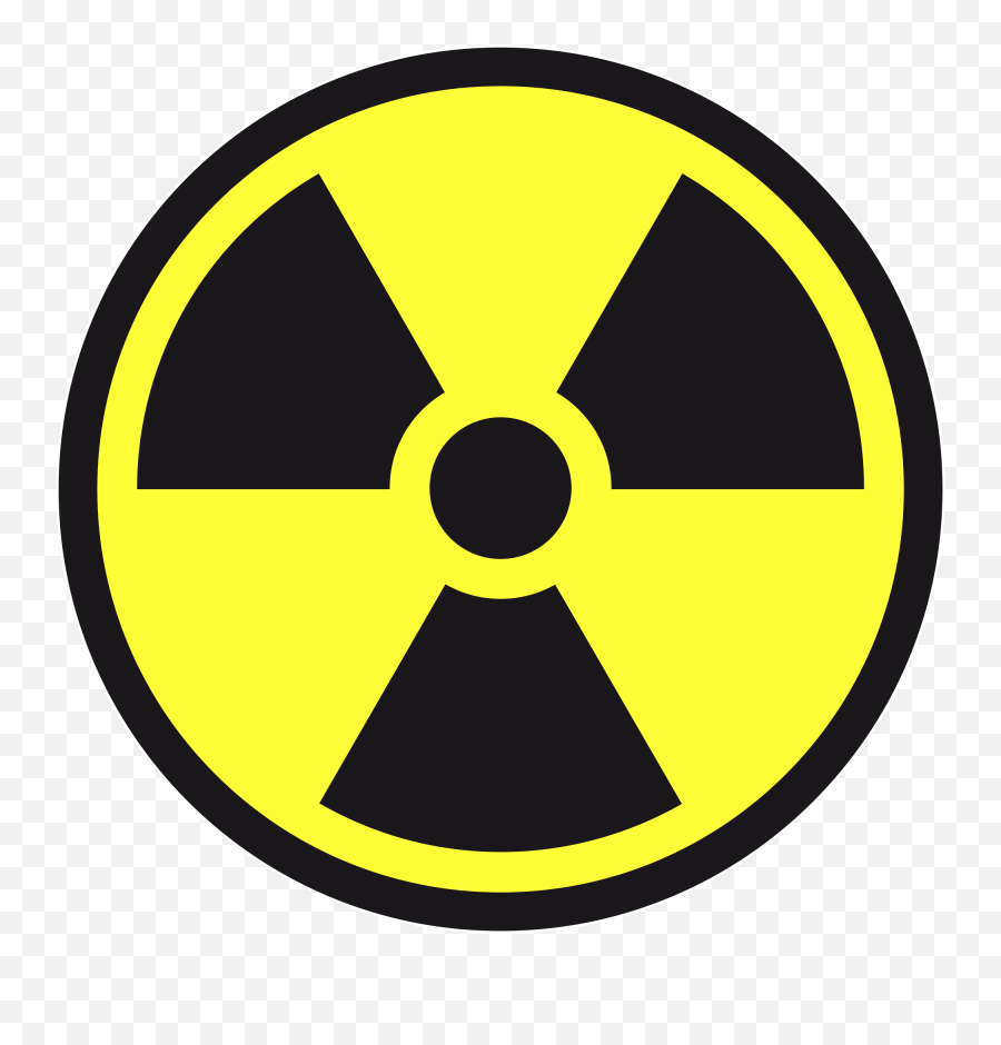 Radiation Warning Symbol - Clipart For Nuclear Energy Emoji,Radiation Emoji