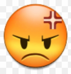 Angry Annoyed Flustered Mad Emoji Sticker - Pouting Face Samsung