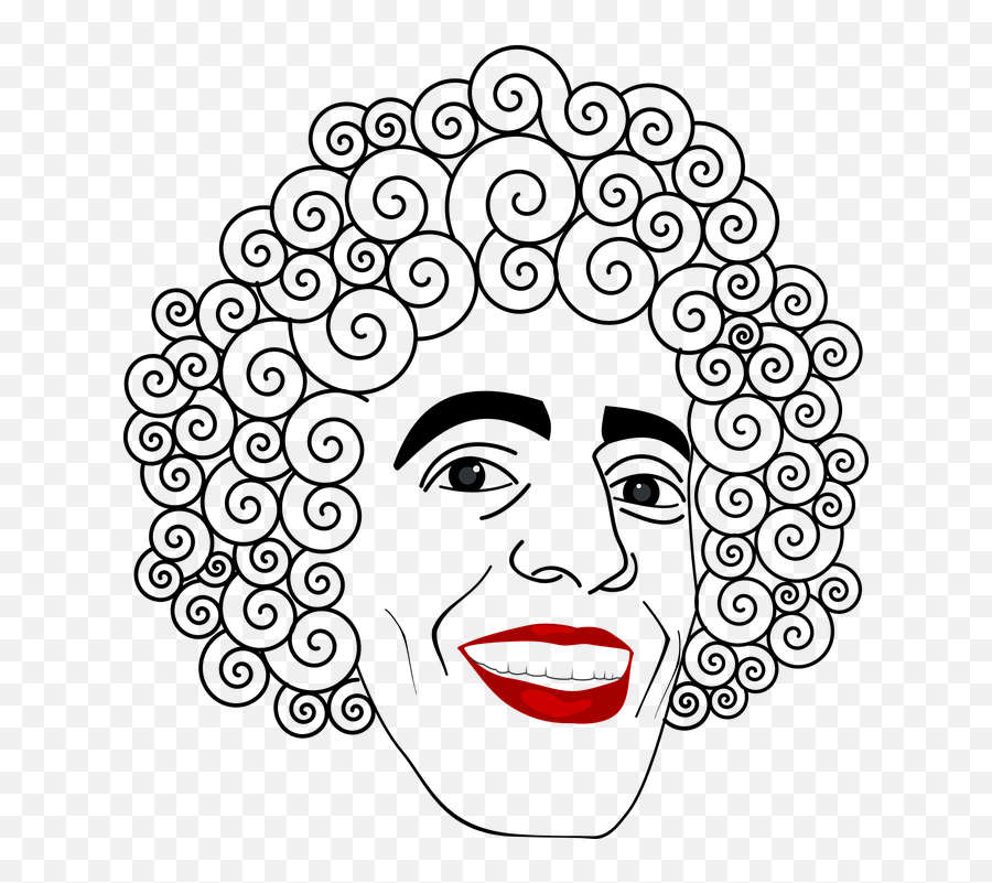 Free Carnival Mask Vectors - Curled Hair Clip Art Emoji,Serious Emoticon