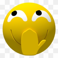 3d Smiley Transparent Png Clipart Free Download - Tehe Emoji