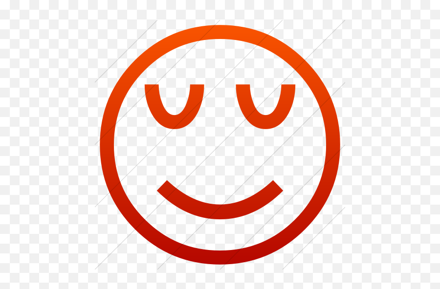 Iconsetc Simple Red Gradient Classic - Emoji Domain,Simple Emoticon