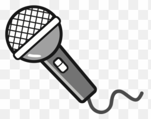Microphone Singing Transparent Png - Microphone Clipart Emoji,Microphone Girl Hand Notes Emoji