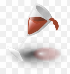 Falling Red Wine Vector Clipart Image - Art Emoji