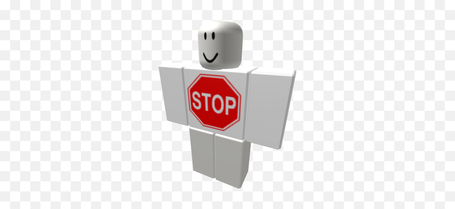 Stop Sign Shirt - Roblox 1 Robux Shirt Emoji,Stop Sign Emoticon