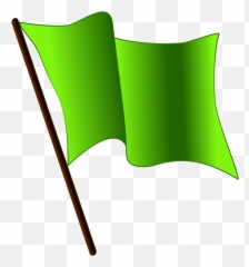 Green Flag Waving - Green Flag Png Emoji,Colombia Flag Emoji