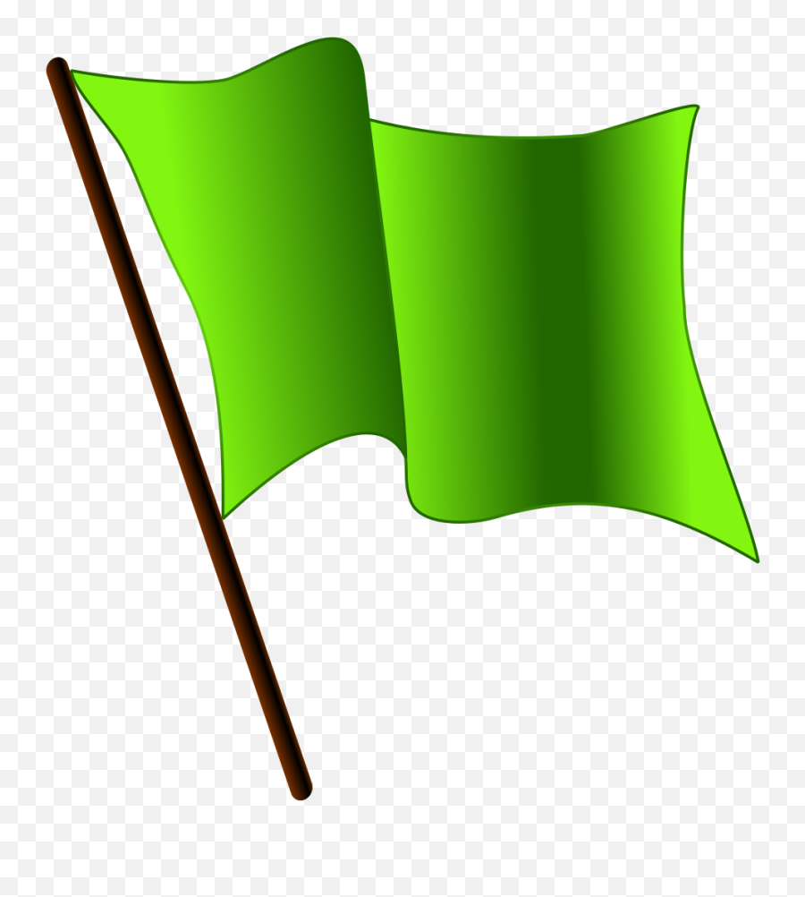 Green Flag Waving - Green Flag Png Emoji,Colombia Flag Emoji