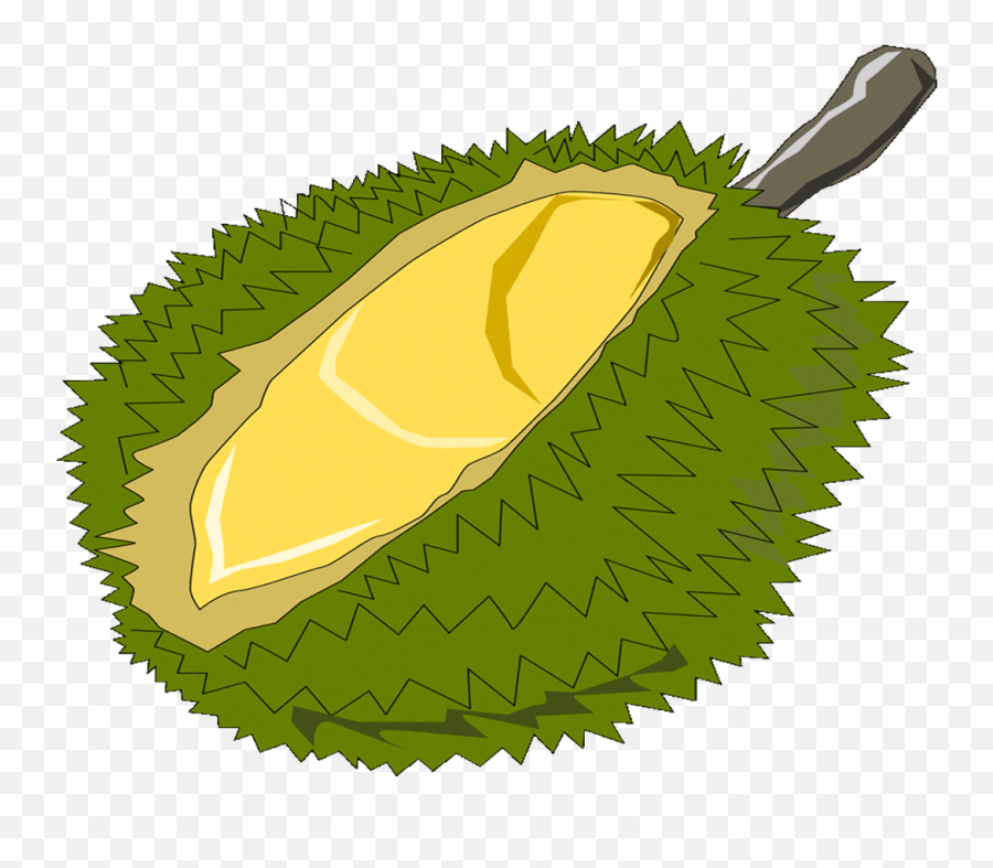 Lemon Clipart Durian Fruit Lemon - Green Durian Vector Png Emoji,Durian Emoji