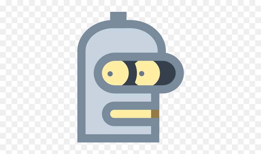 Futurama Bender Iconos - Graphic Design Emoji,Bender Emoji