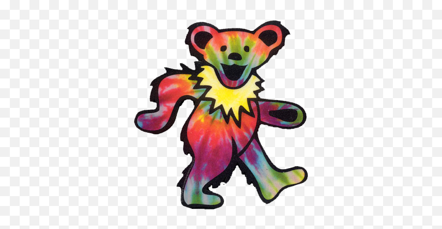 Download Transparent Grateful Dead Dead Head Acid Bear - Bears Grateful Dead Logo Emoji,Grateful Dead Emoji