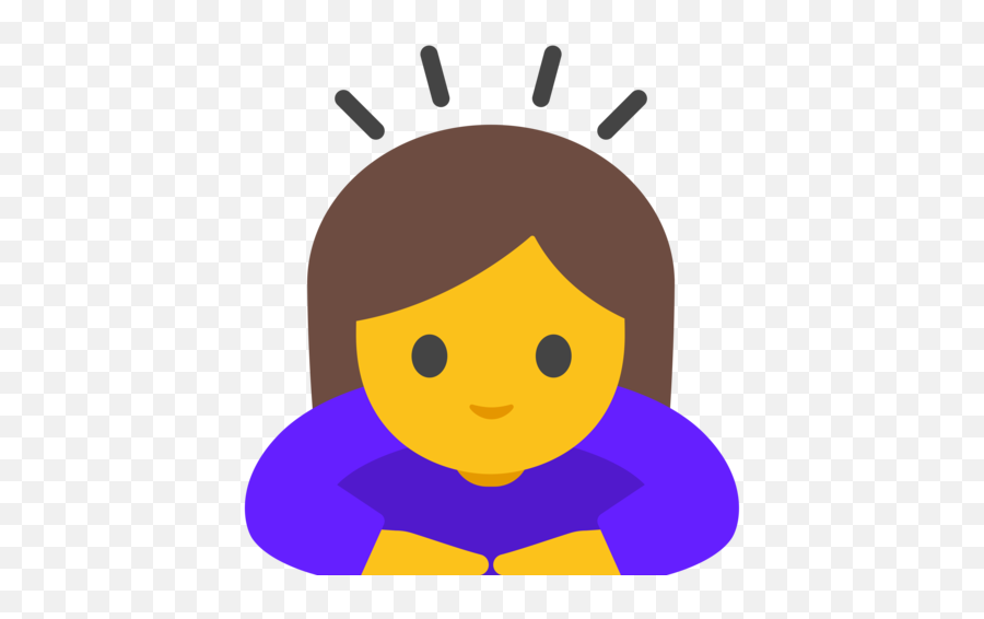 Woman Bowing Emoji - Emoji Meanings,Bowing Emoji