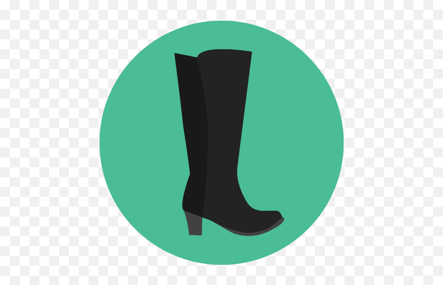 Tall Boots Icon - Free Download Png And Vector Png Flat Icon Shoes Emoji,Boot Emoji