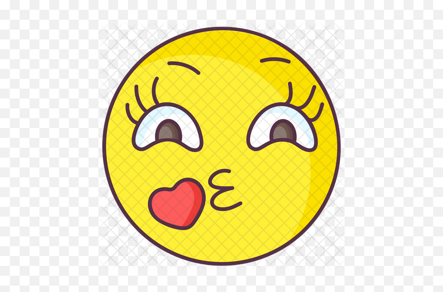 Love Kiss Emoticon Emoji Icon - Clip Art,Blow A Kiss Emoji