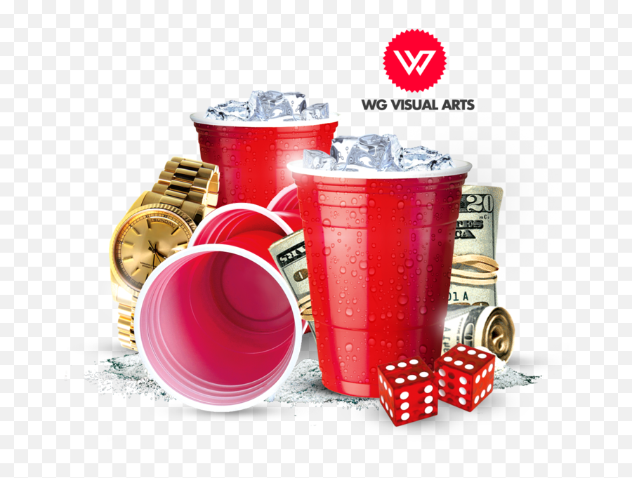 Red Cup Money Elements Psd Official Psds - Party Red Cup Png Emoji,Red Cup Emoji
