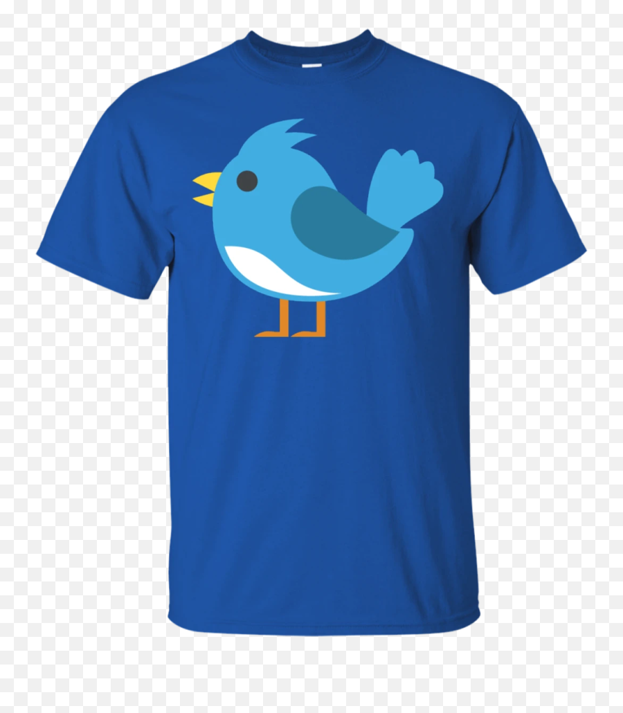 Blue Bird Emoji T,Emoji 50