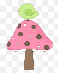 Mushroom Clip Art - Images Pink Clipart Emoji