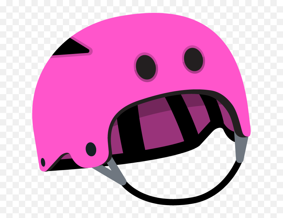 Pink Climbing Helmet - Clip Art Emoji,Emoticon Helmet