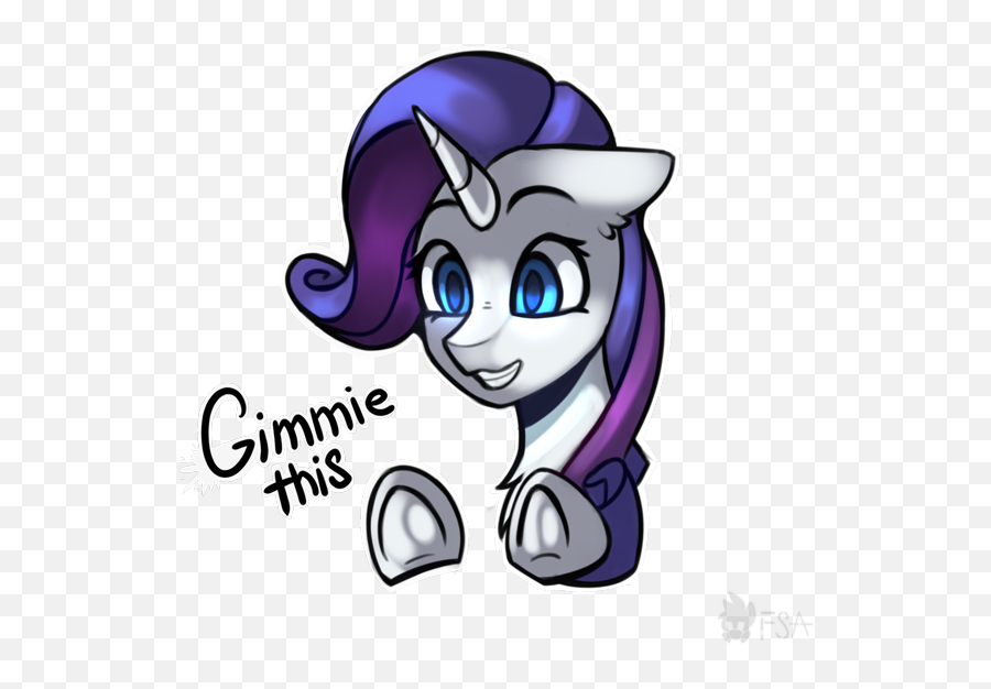 2357899 - Safe Artistfreakside Rarity Emoji Simple Cartoon,Strike Emoji