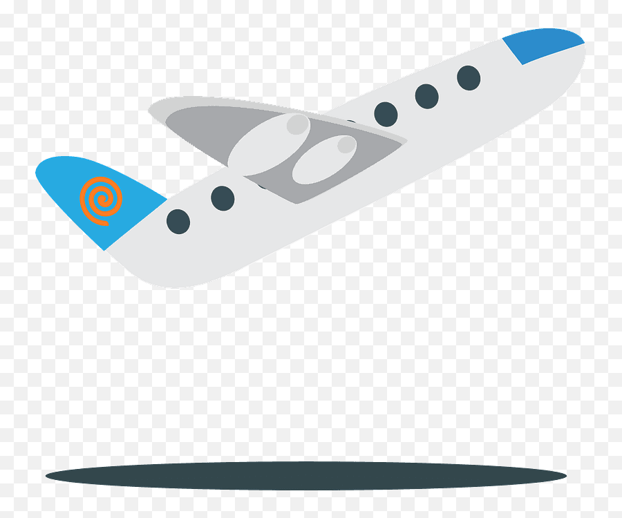 Airplane Departure Emoji Clipart - Drawing,Plane Emoji